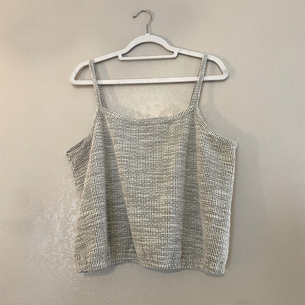 LOFT • boxy striped tank top